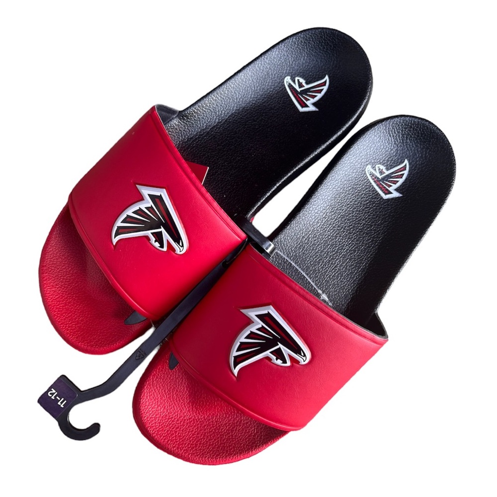 Atlanta Falcons NFL Official Licensed Slip On Slides by FOCO Size L 11/12